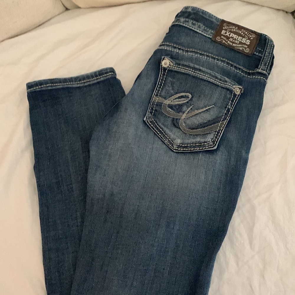 Express Blue Jeans size 2r